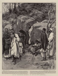 Em um Abyssinian Lourdes, um ato de devoção piedosa